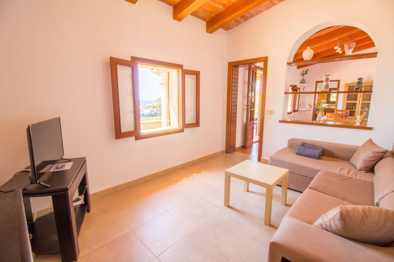 Beautiful private villa on the sea Santanyí Esterno foto